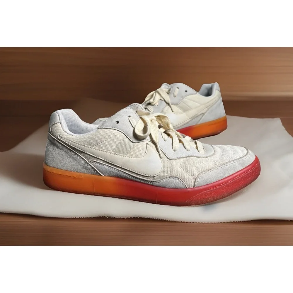 Nike NSW Tiempo '94‎ Cream/Gradient Orange-Red Inferno Lunarlon Custioning RARE
